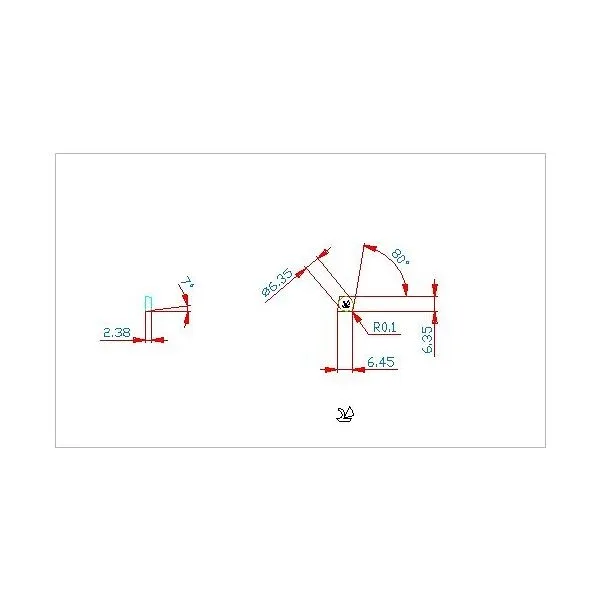 Inserto de torneado de carburo - CCGT060201MFP-SK PR1225