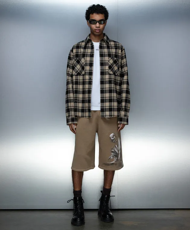 Off-White White t-shirt with Off print