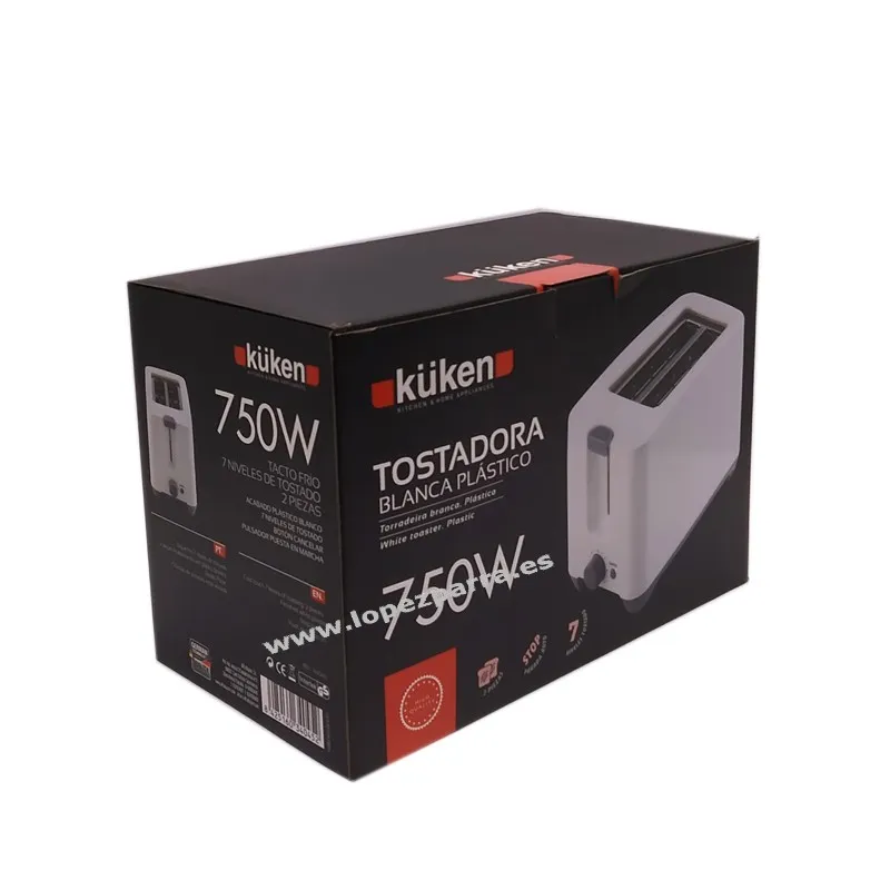 TOSTADOR 750W CON 2 RANURAS KUKEN